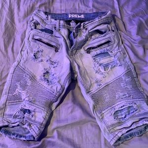 Preme Custom Jean Shorts